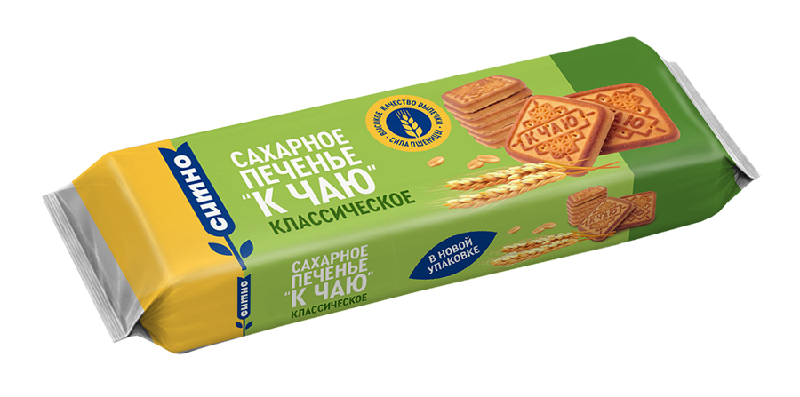 Сахарное печенье «К чаю» классическое