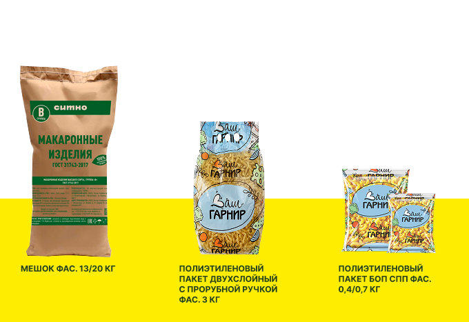Макароны группы В из муки высшего сорта
